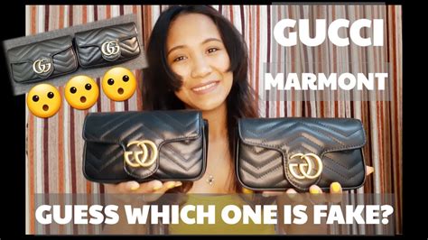 gucci marmont replica youtube|authentic gucci marmont.